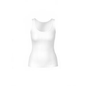 NEW MARC CAIN women's round neck tank in white